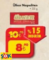 ÜLKER NAPOLİTEN SÜTLÜ ÇİKOLATA